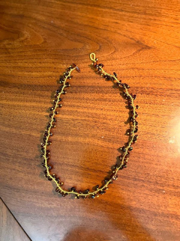 Ожерелье из ракушек, красная подвеска, сережки, чокер, повязка 9