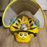 Детский плавательный круг с козырьком 1
