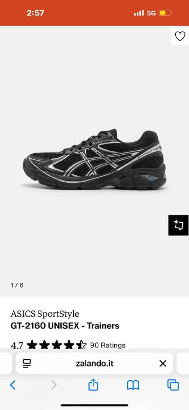 Кроссовки ASICS GT 2160 оригинал размер 44.5