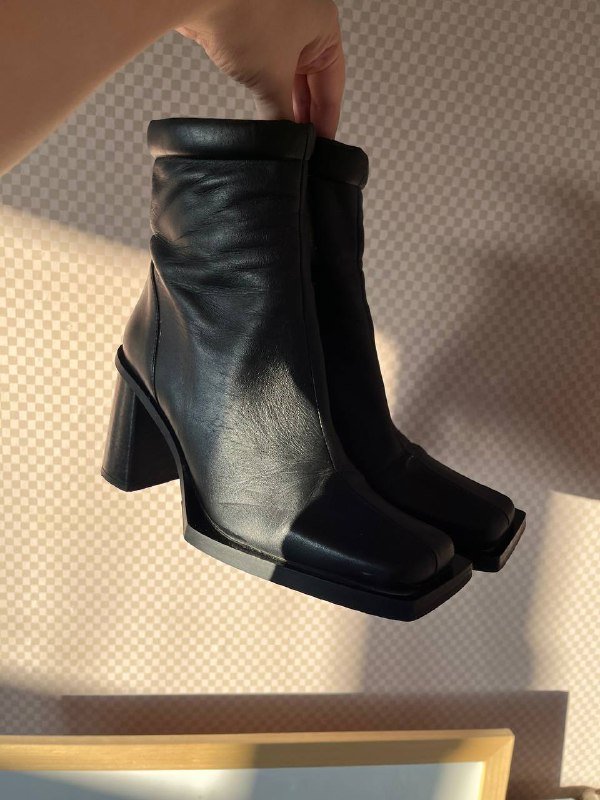 Кожаные сапоги Hally из TopShop 38 размера