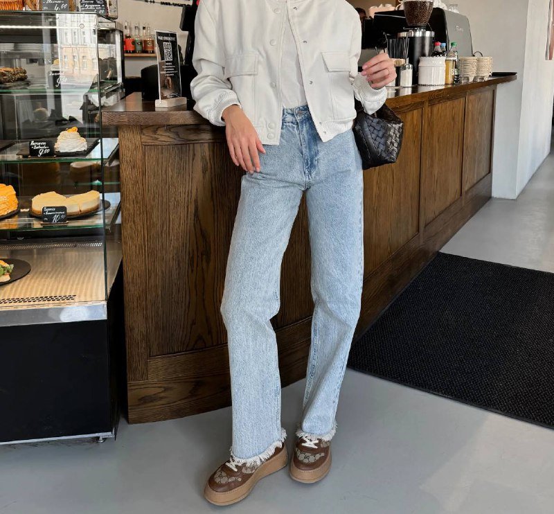 Джинсы клеш женские размер 32