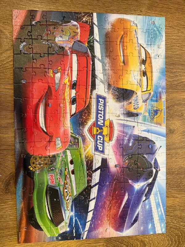 Пазлы Тачки 160 деталей, Пожарные машины 200 деталей