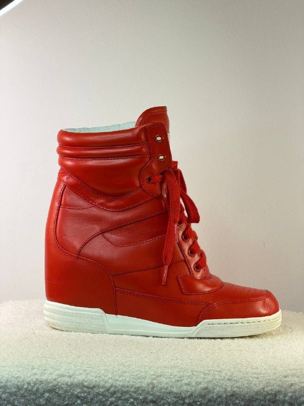 Кожаные wedge-sneakers Marc by Marc Jacobs, размер 37 2
