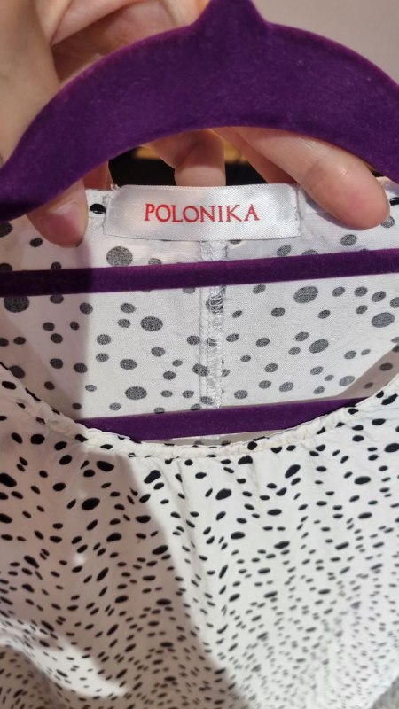 Платье Polonika в горошек женское с карманами 3