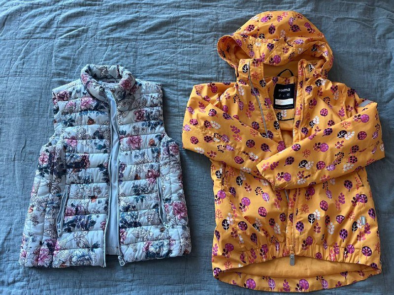 Куртка Reima, жилет утепленный Zara для детей