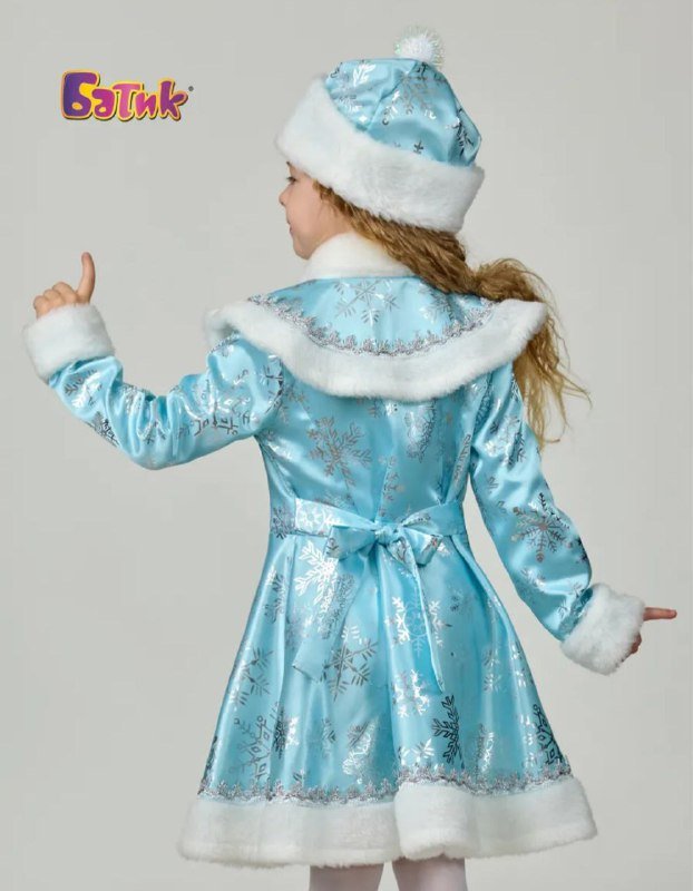 Новогодний костюм Снегурочки 9-10 лет 2