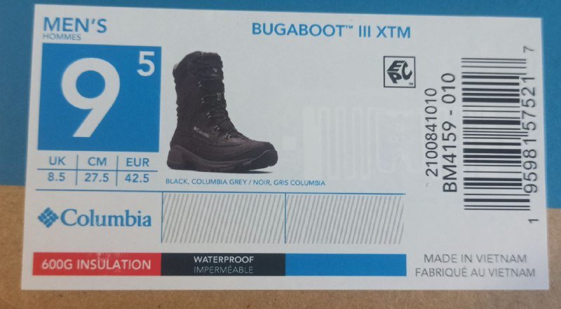 Зимние ботинки Columbia, размер 42.5 2