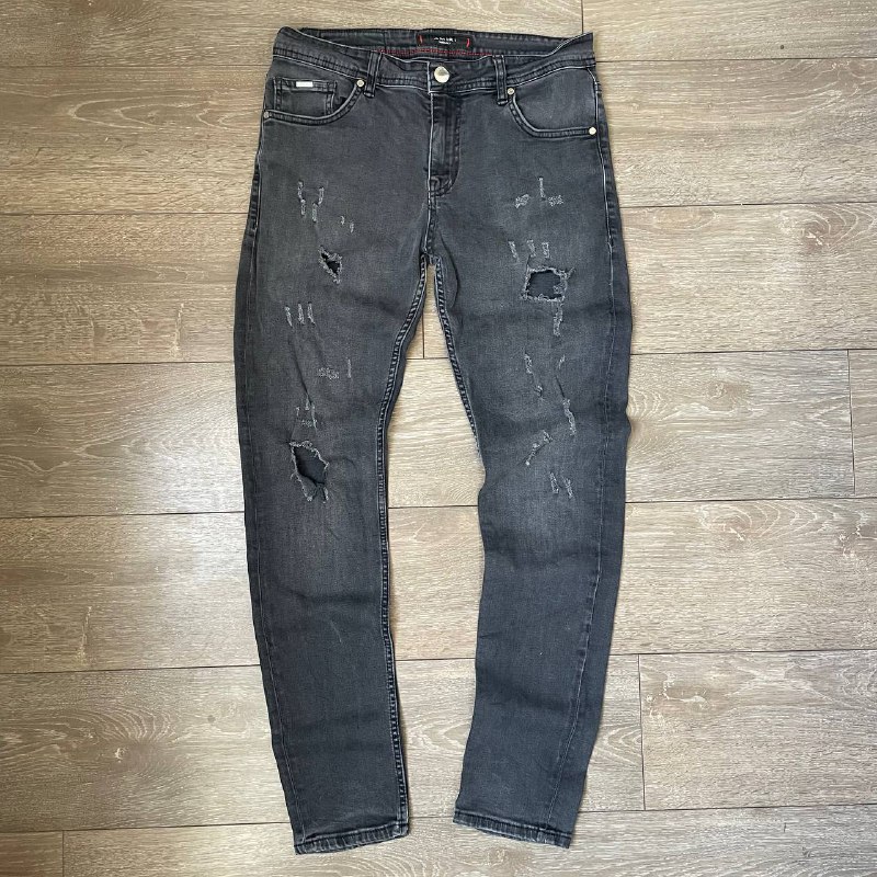 черные джинсы Amiri мужские рваные