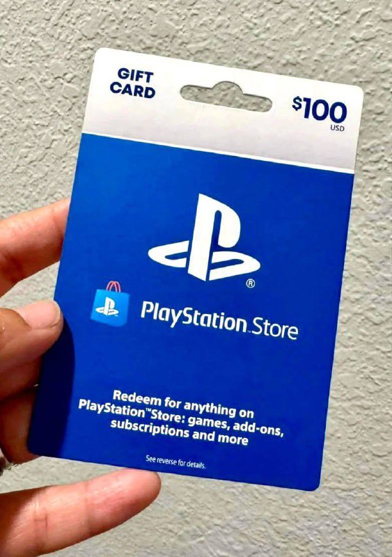 Подарочная карта PlayStation Store 100$