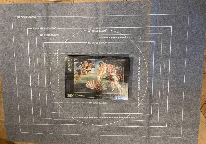 Паззлы 2 шт, коврик для мозайки 2