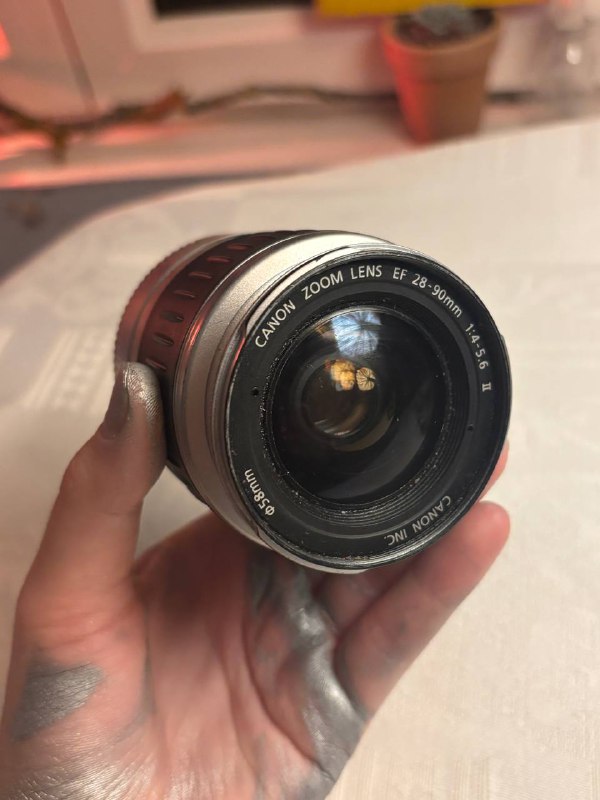 Объектив Canon 28-90 mm, Canon EOS 300V нерабочее 4
