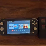 Nintendo Switch Lite, холдер для картриджей, 3 игры 1