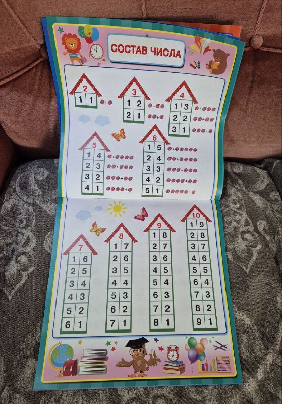 Обучающие плакаты для начальной школы и дошкольников 9