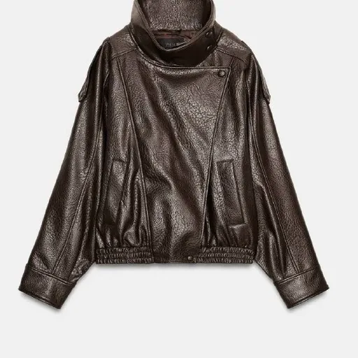 Zara leather jacket