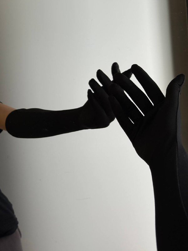 Женские перчатки тканевые, сеточка, замша 2