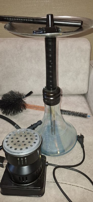 Два кальяна, угли, табак, электроплита 2