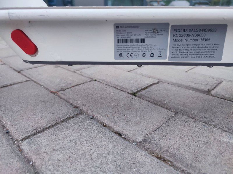 Самокат Xiaomi Mijia M365 White 6