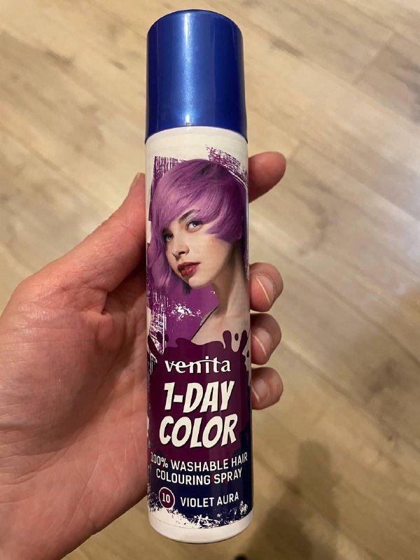 Краска-спрей для волос фиолетовый