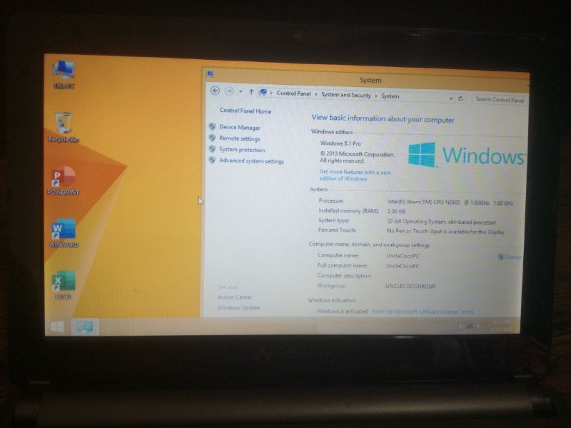 Нетбук Gateway 3