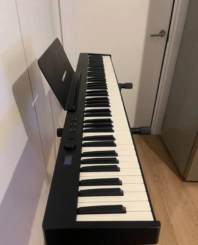 Цифровое складное пианино с чехлом стойкой педалью