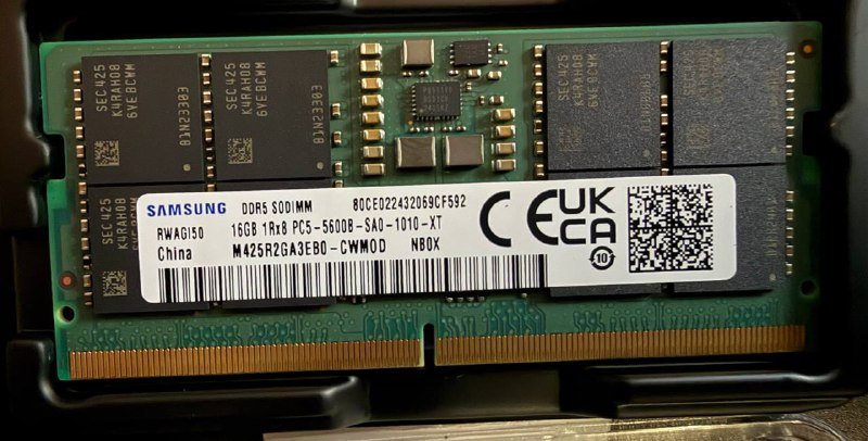 Оперативная память DDR5 SO-DIMM 16Gb