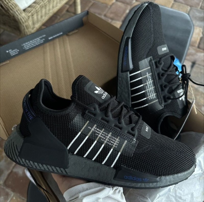 New in box Adidas NMD R1 V2 Black US size 10.5