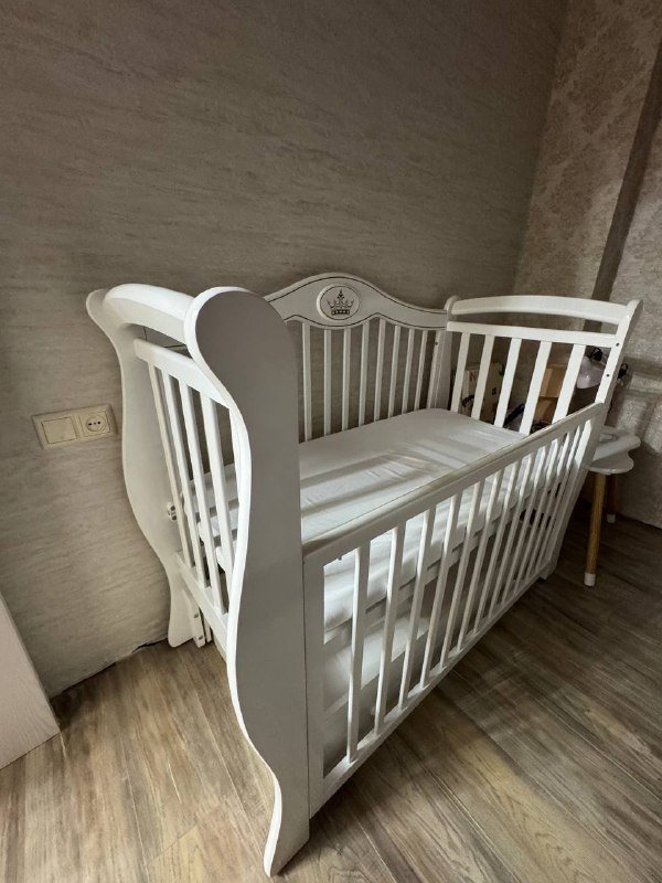 Детская кровать с матрасом 2