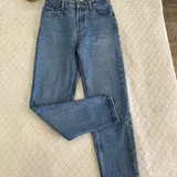 Fur coat, jeans, O’stin shirt 2