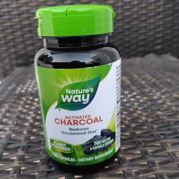 Активированный уголь Nature's Way 100 капсул