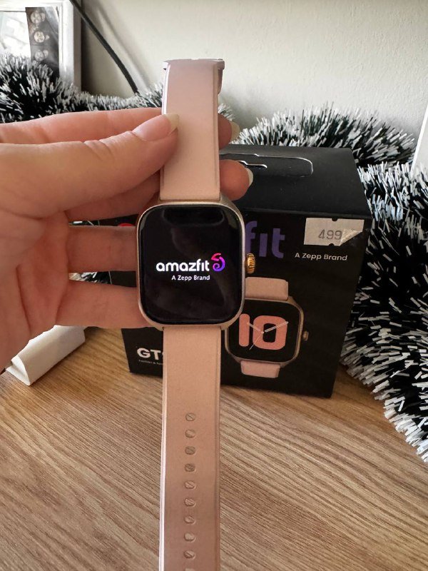 Смарт часы Amazfit GTS4 rose gold