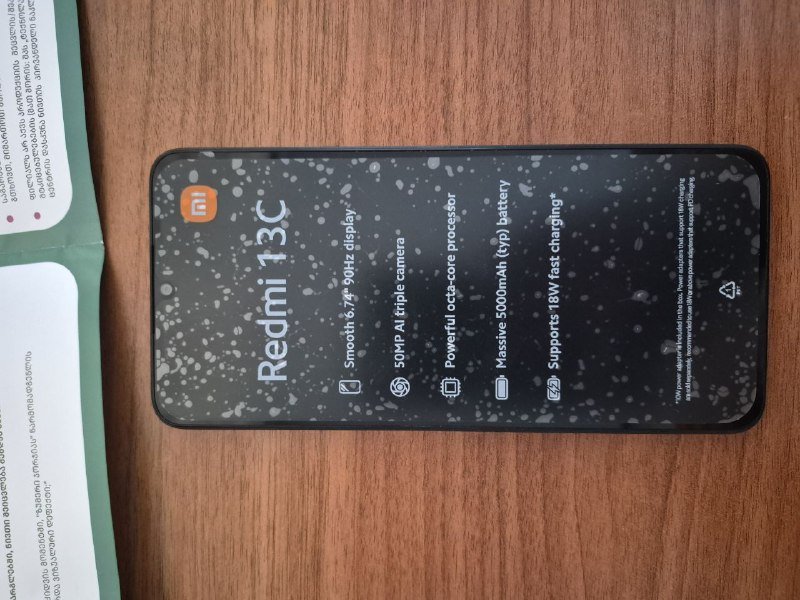 Redmi 13c 8/256 смартфон с чехлом 2