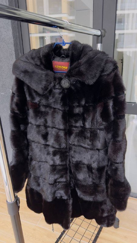 Шуба норковая черная размер 42-44