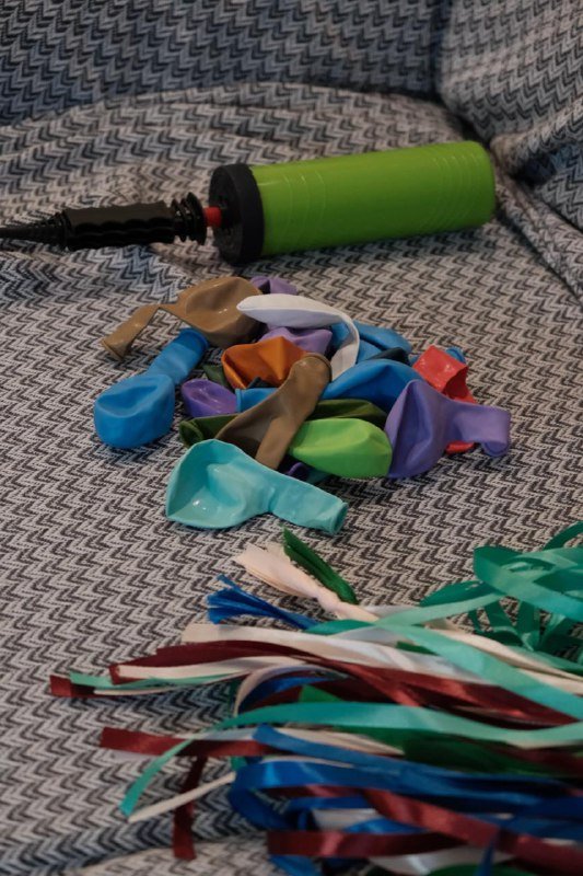 Набор для праздника шарики ленты насос