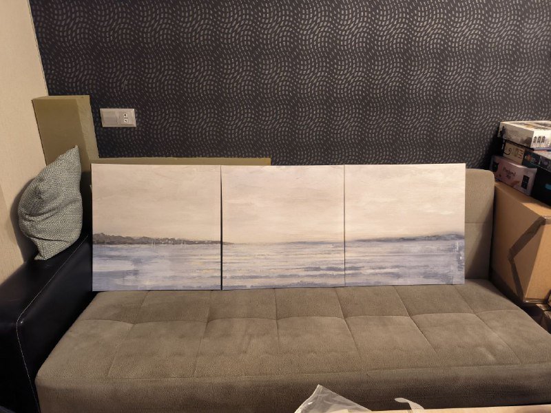 Интерьерная картина из трех частей