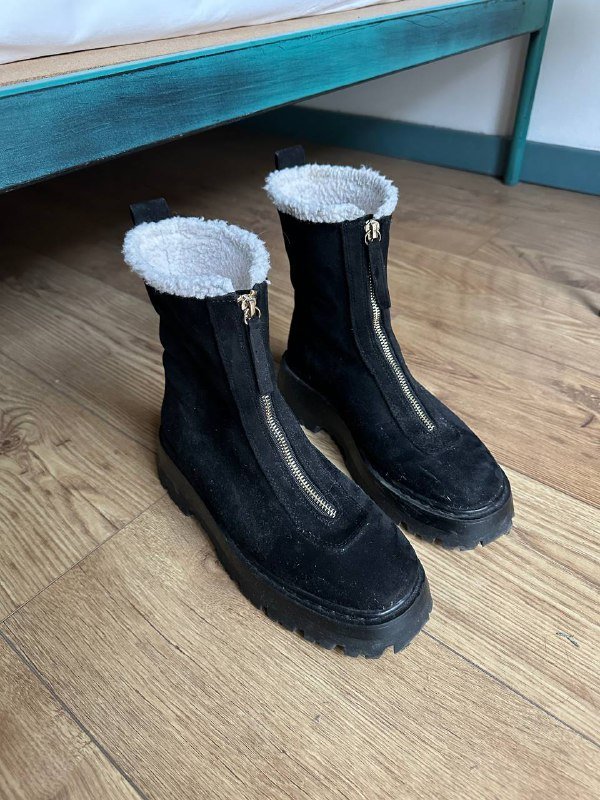 Замшевые ботинки H&M размер 39