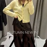 Женский шерстяной кардиган ZARA 5