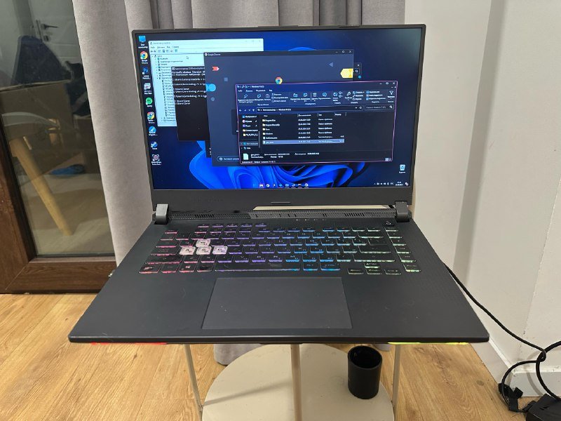 Игровой ноутбук ASUS ROG Strix G15, RTX 3060, Ryzen 7 7