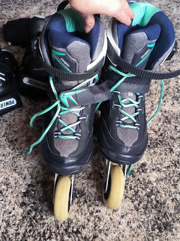 Ролики Oxelo с защитой на колени, локти и ладони 2