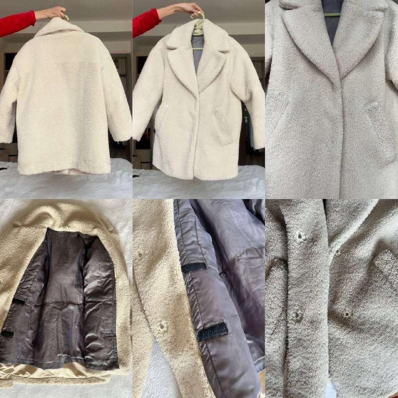 Шуба-тедди из H&M размер M