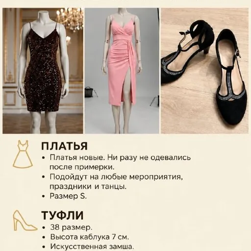 Платья и туфли