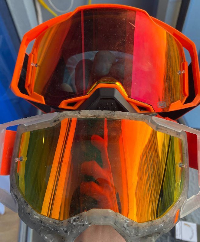 Очки для мотокросса 100% две пары 2