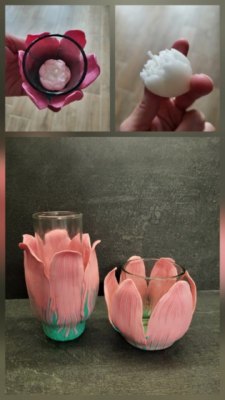 Подсвечники-тюльпаны