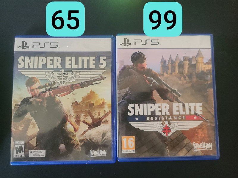 игры Sniper Elite 5, Sniper Elite 6 Resistance для PS4/PS5