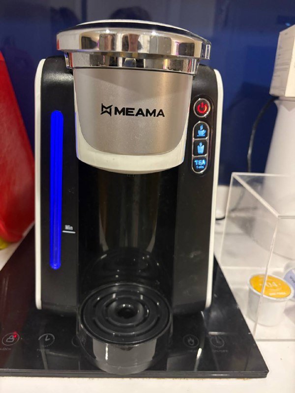 Кофемашина капсульная Meama, контейнер и капсулы