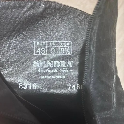 Кожаные ботинки-казаки Sendra Boots, размер 43