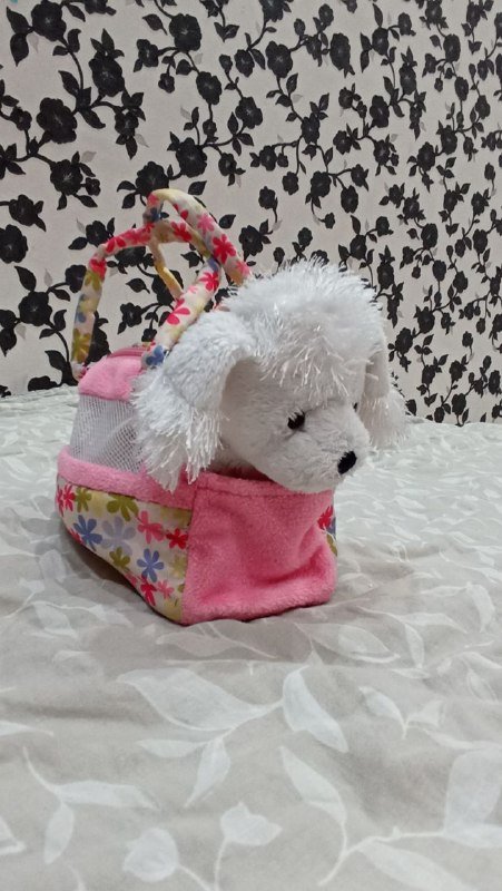 Игрушки мягкие собачки, переноски 5