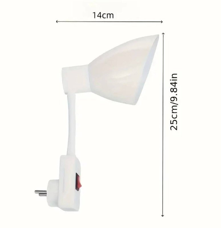 Гибкая настенная лампа с выключателем 3