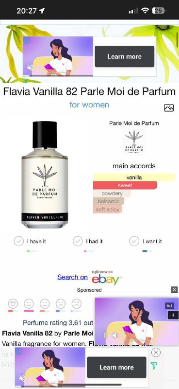 духи Parle Moi De Parfum Flavia Vanilla 1