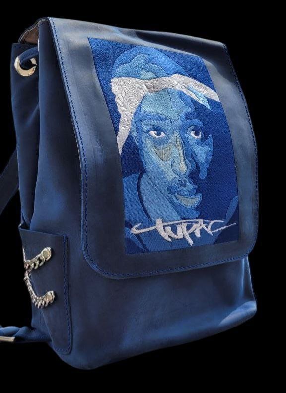 Кожаные рюкзаки с вышивкой 3