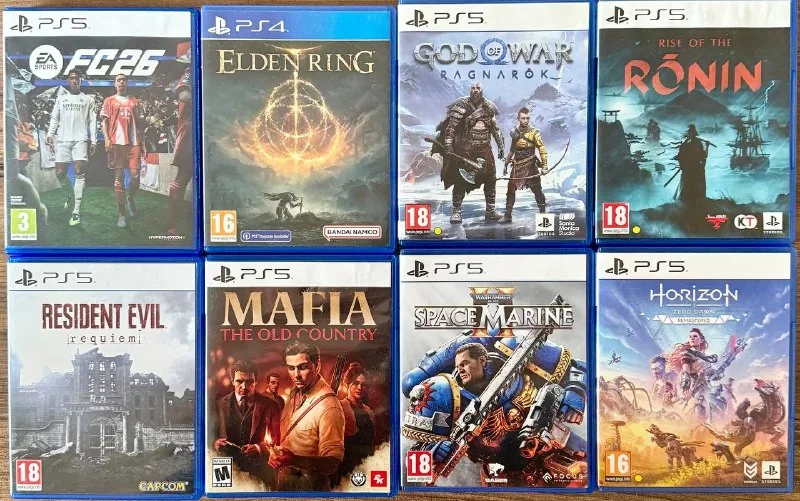 Игры на дисках для PS5, PS4